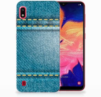 B2Ctelecom Samsung A10 TPU Silicone Backcover Design Jeans