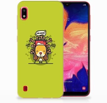 B2Ctelecom Samsung A10 TPU Silicone Hoesje Design Doggy Biscuit