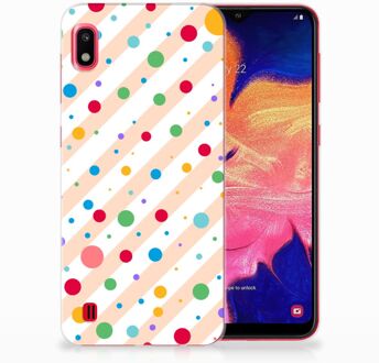 B2Ctelecom Samsung A10 TPU Silicone Hoesje Design Dots