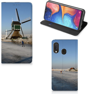 B2Ctelecom Samsung A20e Bookcover Schaatsers Friesland