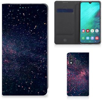 B2Ctelecom Samsung A40 Smart Cover Design Stars