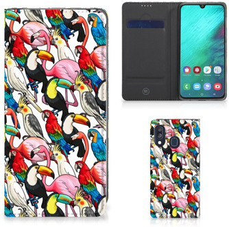 B2Ctelecom Samsung A40 Standcase Hoesje Birds