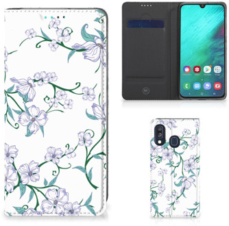 B2Ctelecom Samsung A40 Standcase Hoesje Blossom White