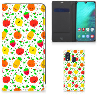 B2Ctelecom Samsung A40 Standcase Hoesje Design Fruits