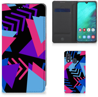 B2Ctelecom Samsung A40 Standcase Hoesje Design Funky Triangle