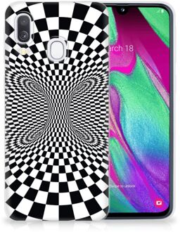 B2Ctelecom Samsung A40 TPU Silicone Hoesje Design Illusie