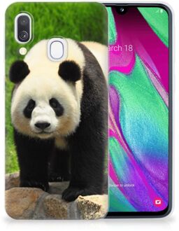 B2Ctelecom Samsung A40 TPU Silicone Hoesje Design Panda