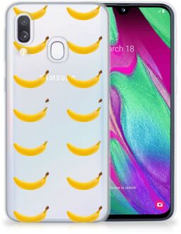 B2Ctelecom Samsung A40 TPU Siliconen Hoesje Banana