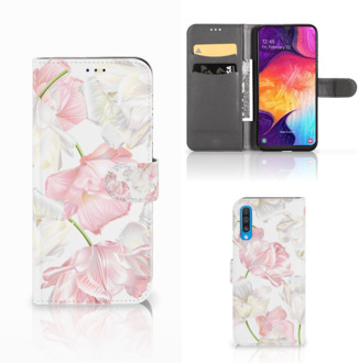 B2Ctelecom Samsung A50 Hoesje Lovely Flowers