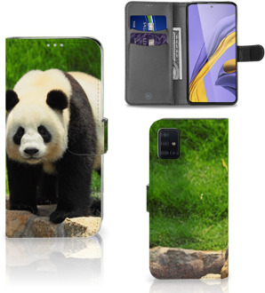 B2Ctelecom Samsung A51 Telefoon hoesje met Pasjes Panda