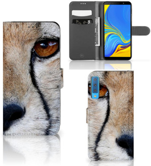 B2Ctelecom Samsung A7 (2018) Hoesje Design Cheetah