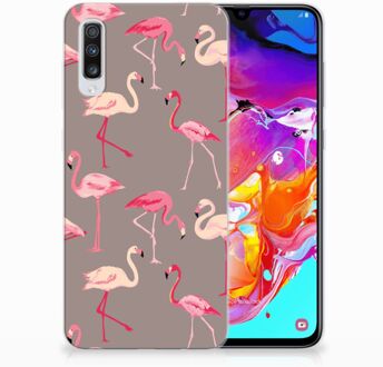 B2Ctelecom Samsung A70 GSM Hoesje Flamingo