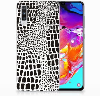 B2Ctelecom Samsung A70 Siliconen Cover Slangenprint