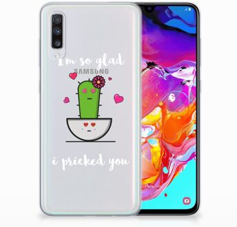 B2Ctelecom Samsung A70 TPU Hoesje Design Cactus Glad