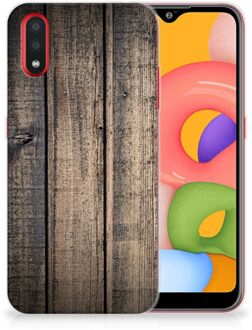 B2Ctelecom Samsung Galaxy A01 Bumper Hoesje Steigerhout