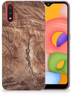 B2Ctelecom Samsung Galaxy A01 Bumper Hoesje Tree Trunk