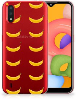 B2Ctelecom Samsung Galaxy A01 Siliconen Case Banana