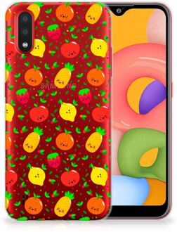 B2Ctelecom Samsung Galaxy A01 Siliconen Case Fruits