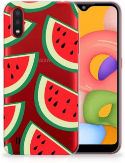 B2Ctelecom Samsung Galaxy A01 Siliconen Case Watermelons