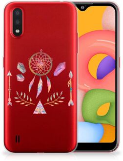 B2Ctelecom Samsung Galaxy A01 Telefoonhoesje met Naam Boho Dreamcatcher