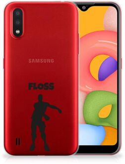 B2Ctelecom Samsung Galaxy A01 Telefoonhoesje met Naam Floss