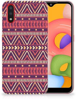 B2Ctelecom Samsung Galaxy A01 TPU bumper Aztec Purple