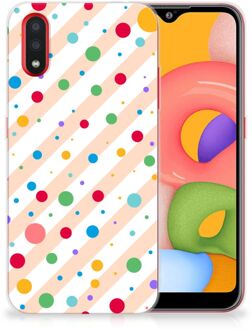 B2Ctelecom Samsung Galaxy A01 TPU bumper Dots