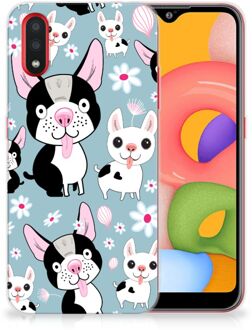 B2Ctelecom Samsung Galaxy A01 TPU Hoesje Hondjes