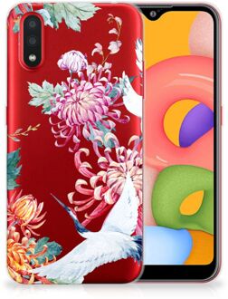 B2Ctelecom Samsung Galaxy A01 TPU Hoesje Ooievaars