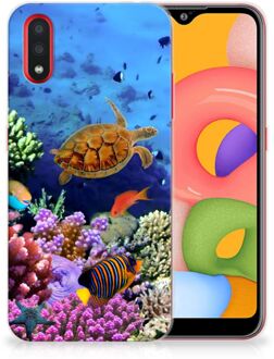 B2Ctelecom Samsung Galaxy A01 TPU Hoesje Vissen