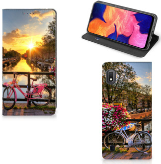 B2Ctelecom Samsung Galaxy A10 Book Cover Amsterdamse Grachten