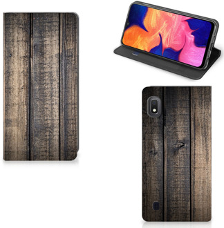 B2Ctelecom Samsung Galaxy A10 Book Wallet Case Steigerhout