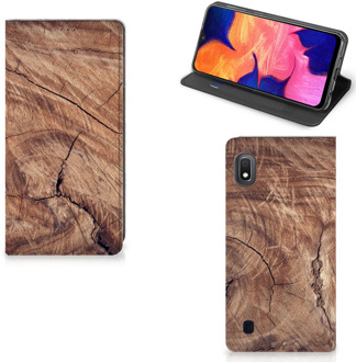 B2Ctelecom Samsung Galaxy A10 Book Wallet Case Tree Trunk