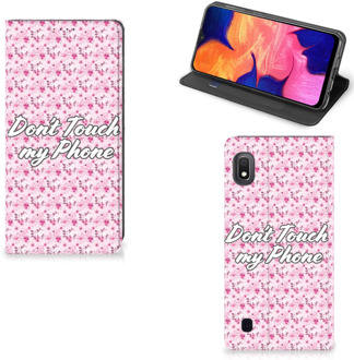 B2Ctelecom Samsung Galaxy A10 Design Case Flowers Pink DTMP