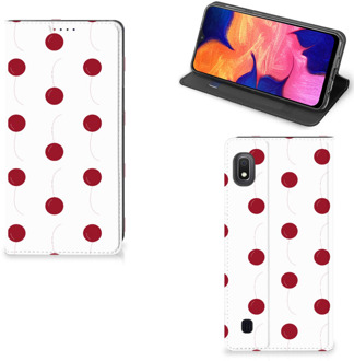 B2Ctelecom Samsung Galaxy A10 Flip Style Cover Cherries