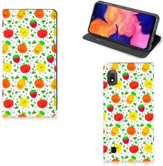 B2Ctelecom Samsung Galaxy A10 Flip Style Cover Fruits