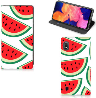 B2Ctelecom Samsung Galaxy A10 Flip Style Cover Watermelons