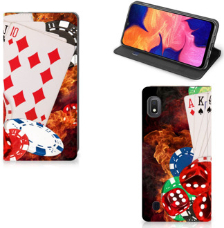 B2Ctelecom Samsung Galaxy A10 Hippe Standcase Casino