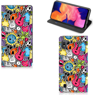 B2Ctelecom Samsung Galaxy A10 Hippe Standcase Punk Rock