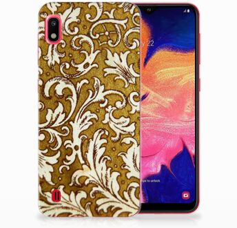 B2Ctelecom Samsung Galaxy A10 Hoesje Design Barok Goud