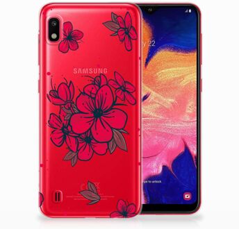 B2Ctelecom Samsung Galaxy A10 Hoesje Design Blossom Red