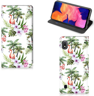 B2Ctelecom Samsung Galaxy A10 Hoesje maken Flamingo Palms