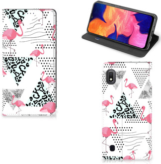 B2Ctelecom Samsung Galaxy A10 Hoesje maken Flamingo Triangle