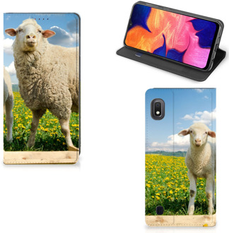 B2Ctelecom Samsung Galaxy A10 Hoesje maken Schaap en Lammetje