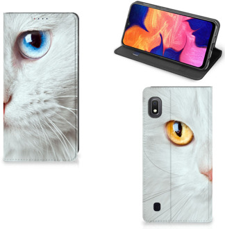 B2Ctelecom Samsung Galaxy A10 Hoesje maken Witte Kat