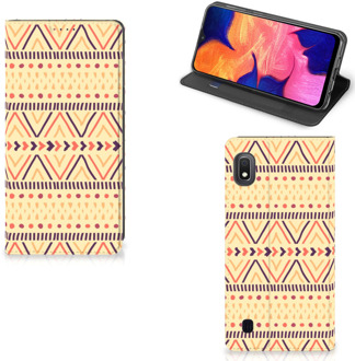 B2Ctelecom Samsung Galaxy A10 Hoesje met Magneet Aztec Yellow