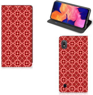 B2Ctelecom Samsung Galaxy A10 Hoesje met Magneet Batik Red