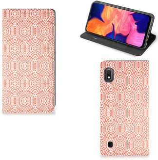 B2Ctelecom Samsung Galaxy A10 Hoesje met Magneet Pattern Orange