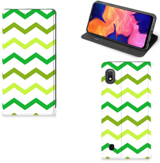 B2Ctelecom Samsung Galaxy A10 Hoesje met Magneet Zigzag Groen