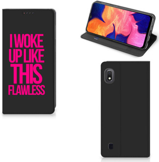 B2Ctelecom Samsung Galaxy A10 Hoesje met tekst Woke Up